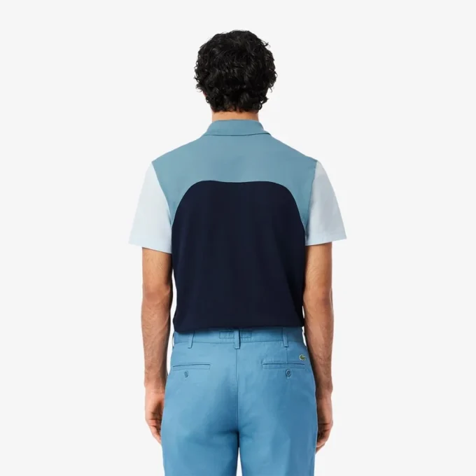 Erkek Regular Fit L.12.12 Renk Bloklu Polo Tişört