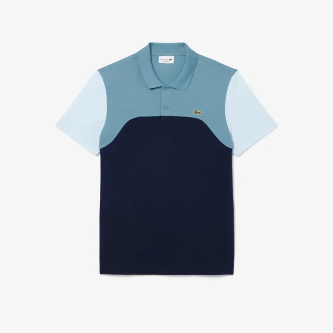 Erkek Regular Fit L.12.12 Renk Bloklu Polo Tişört