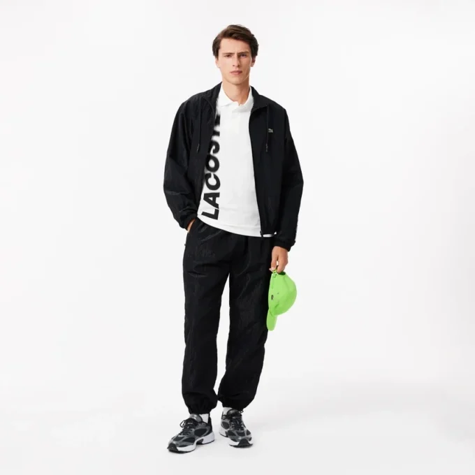 Erkek Regular Fit Lacoste Movement Baskılı Polo Tişört