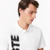Erkek Regular Fit Lacoste Movement Baskılı Polo Tişört