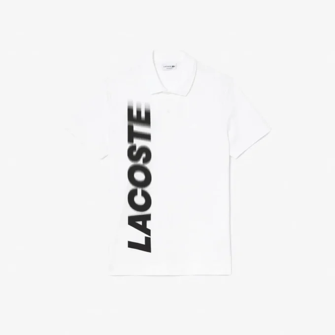 Erkek Regular Fit Lacoste Movement Baskılı Polo Tişört