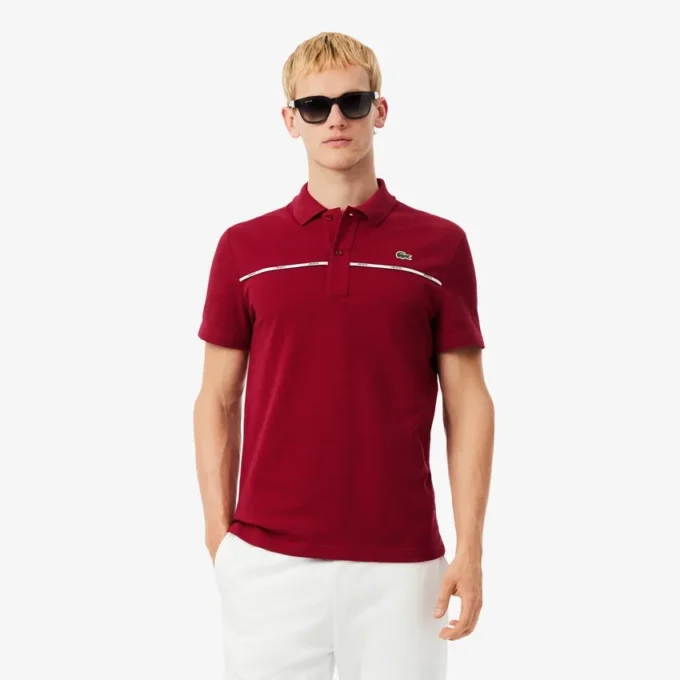 Erkek Regular Fit Logo Trim L.12.12 Polo Tişört