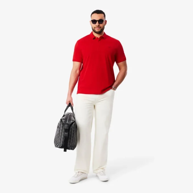 Erkek Regular Fit Paris Stretch Piqua Polo Tişört
