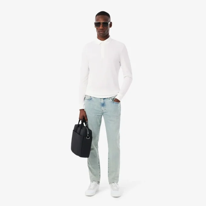 Erkek Regular Fit Paris Stretch Piqua Polo Tişört