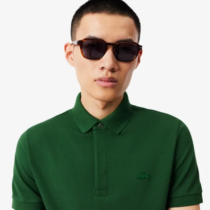Erkek Regular Fit Paris Stretch Piqua Polo Tişört