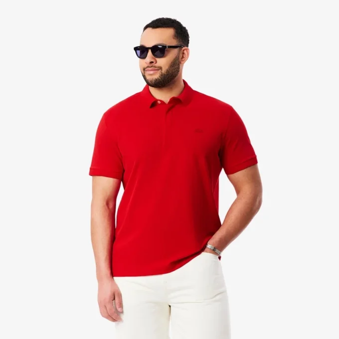 Erkek Regular Fit Paris Stretch Piqua Polo Tişört