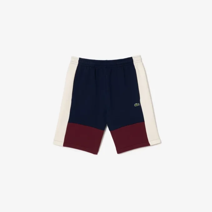 Erkek Regular Fit Renk Bloklu Polar Şort