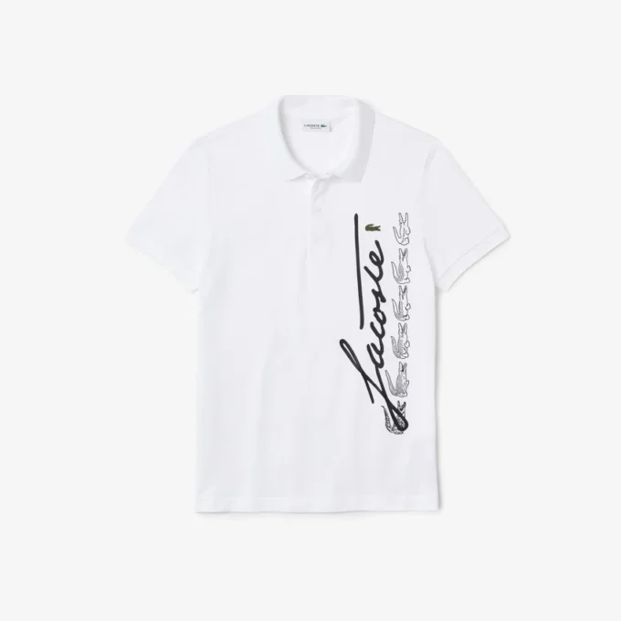 Erkek Regular Fit Signature Pamuklu Piqua Polo Tişört