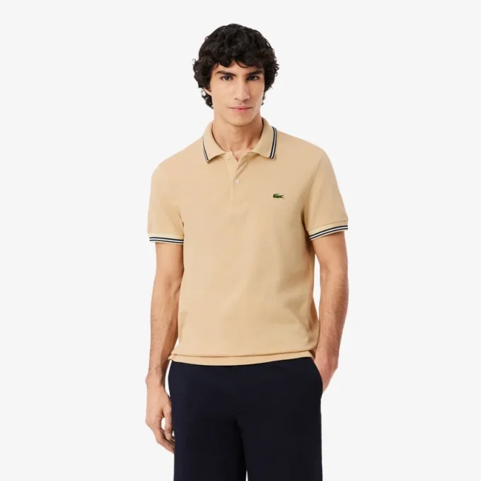 Erkek Regular Fit Trim Accent L.12.12 Polo Tişörtü