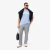 Erkek Regular Fit Yün Flanel Chino Pantolon
