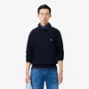 Erkek Ribana Pamuklu Polo Tişört Yakalı Sweatshirt