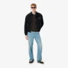 Erkek Ribana Pamuklu Polo Tişört Yakalı Sweatshirt