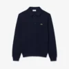 Erkek Ribana Pamuklu Polo Tişört Yakalı Sweatshirt