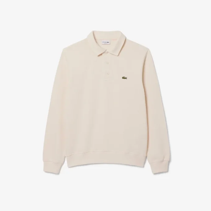 Erkek Ribana Pamuklu Polo Tişört Yakalı Sweatshirt
