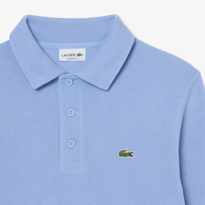 Erkek Ribana Pamuklu Polo Tişört Yakalı Sweatshirt