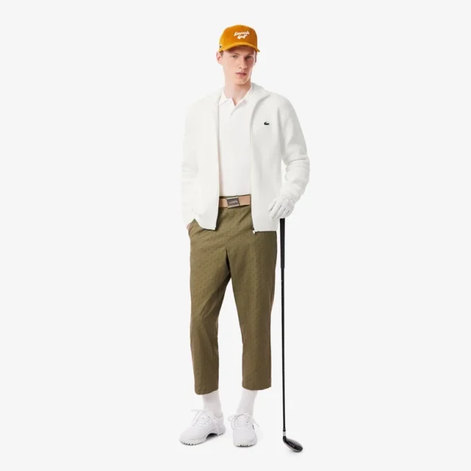 Erkek Ribana Örgü Fermuarlı Golf Kazak