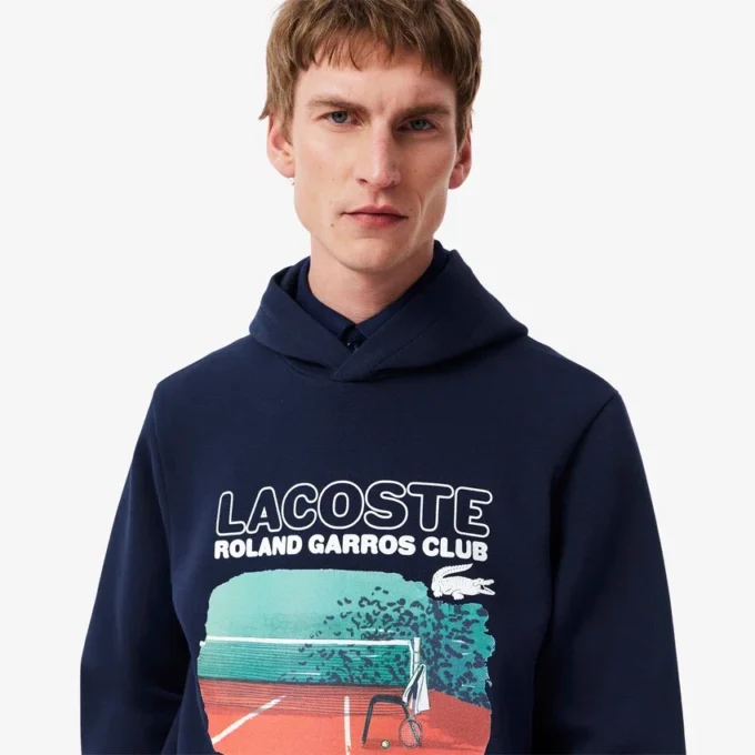 Erkek Roland Garros Edition Kapüşonlu Sweatshirt