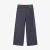 Erkek Runway Geniş Paça Selvedge Kot