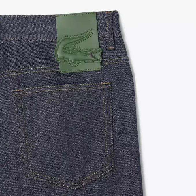 Erkek Runway Geniş Paça Selvedge Kot