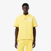 Erkek Runway Oversized Denim Polo Tişört