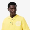 Erkek Runway Oversized Denim Polo Tişört
