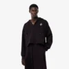 Erkek Runway Oversized Kapüşonlu Sweatshirt