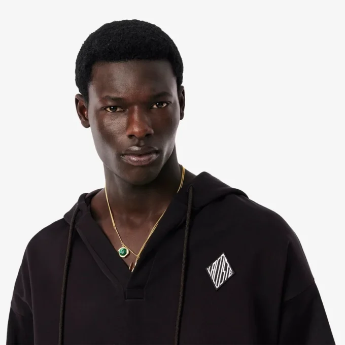 Erkek Runway Oversized Kapüşonlu Sweatshirt