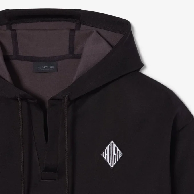 Erkek Runway Oversized Kapüşonlu Sweatshirt