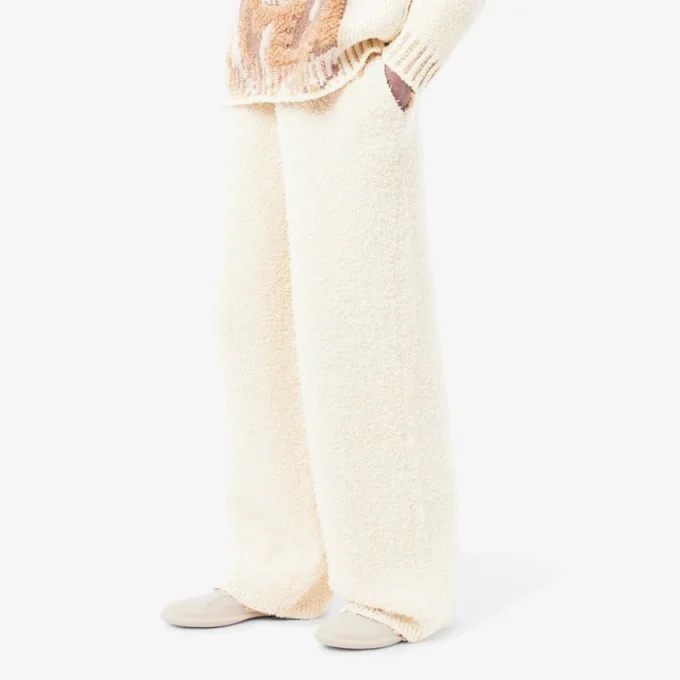 Erkek Runway Oversized Örgü Eşofman Altı