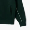 Erkek Saten Efektli Fermuarlı Polar Sweatshirt