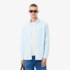 Erkek Slim Fit Çizgili Streç Düğmeli Gömlek