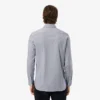 Erkek Slim Fit Çizgili Streç Düğmeli Gömlek