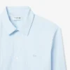 Erkek Slim Fit Çizgili Streç Düğmeli Gömlek