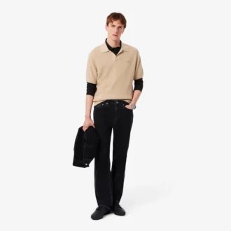 Erkek Slim Fit L.12.12 Uzun Kollu Polo Tişört
