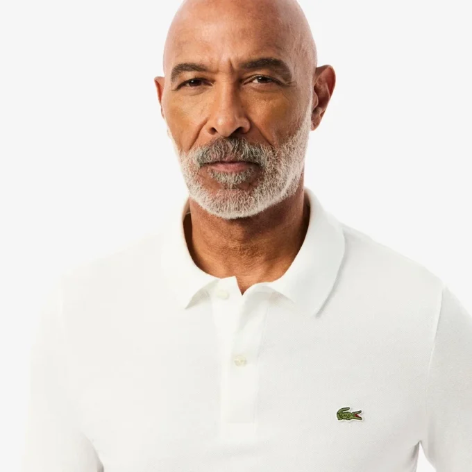 Erkek Slim Fit L.12.12 Uzun Kollu Polo Tişört