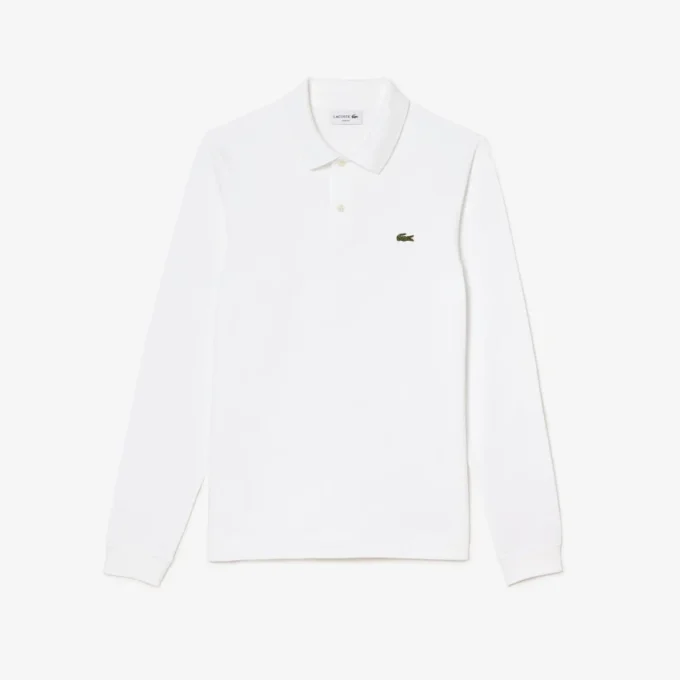 Erkek Slim Fit L.12.12 Uzun Kollu Polo Tişört