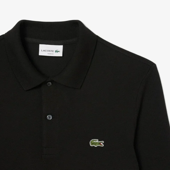 Erkek Slim Fit L.12.12 Uzun Kollu Polo Tişört