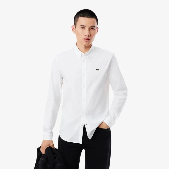 Erkek Slim Fit Pamuklu Gömlek
