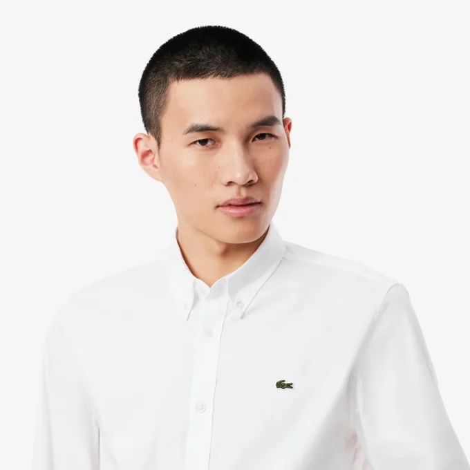 Erkek Slim Fit Pamuklu Gömlek