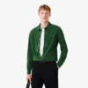 Erkek Slim Fit Pamuklu Pique Gömlek
