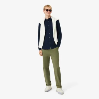 Erkek Slim Fit Pamuklu Pique Gömlek