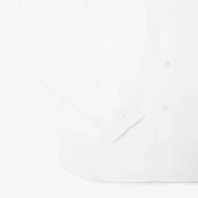 Erkek Slim Fit Pamuklu Pique Gömlek