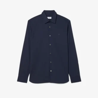Erkek Slim Fit Streç Düğmeli Gömlek