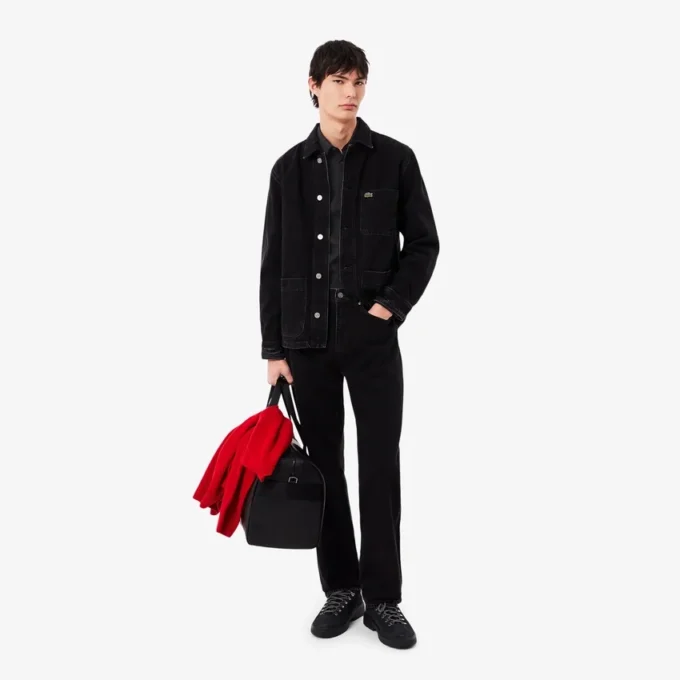 Erkek Slim Fit Streç Düğmeli Gömlek