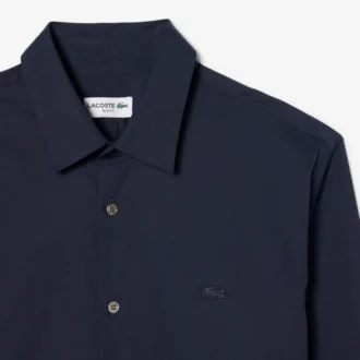 Erkek Slim Fit Streç Düğmeli Gömlek