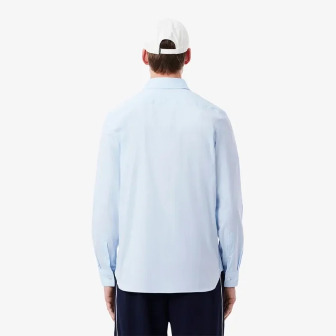 Erkek Slim Fit Streç Düğmeli Gömlek
