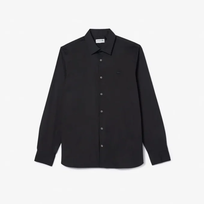 Erkek Slim Fit Streç Düğmeli Gömlek