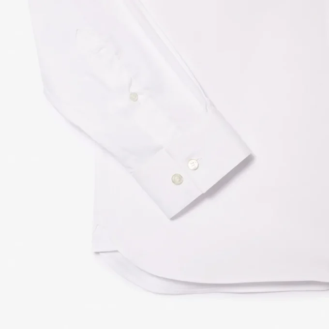 Erkek Slim Fit Streç Düğmeli Gömlek