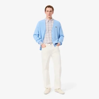 Erkek Slim Fit Streç Ekose Gömlek