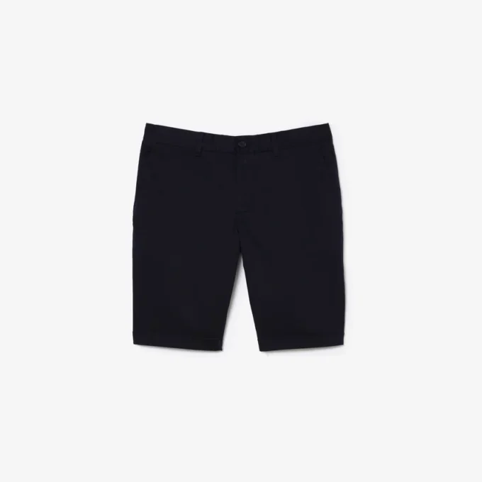 Erkek Slim Fit Streç Pamuklu Şort